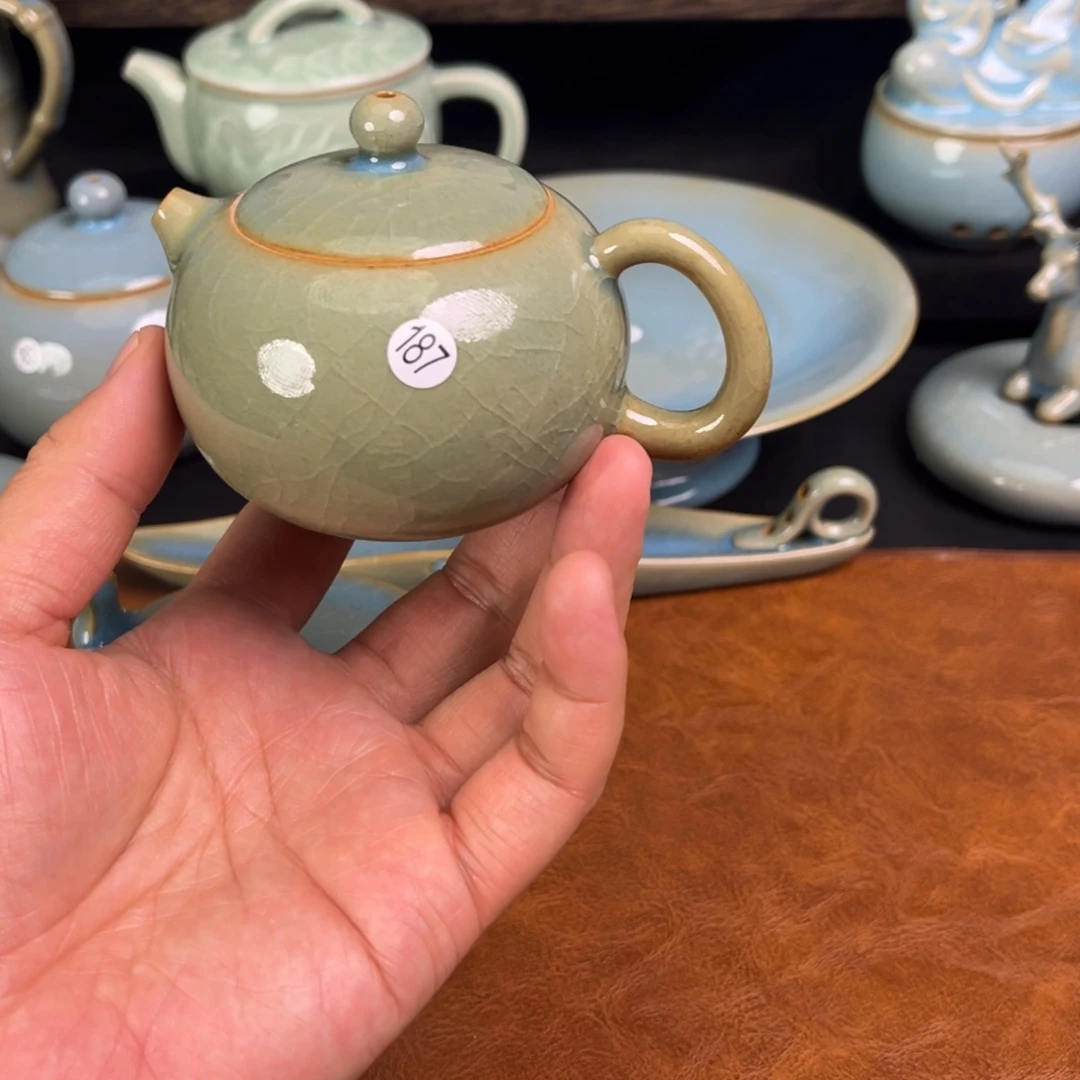 【闪购商品】浮*原矿汝瓷汝州天蓝