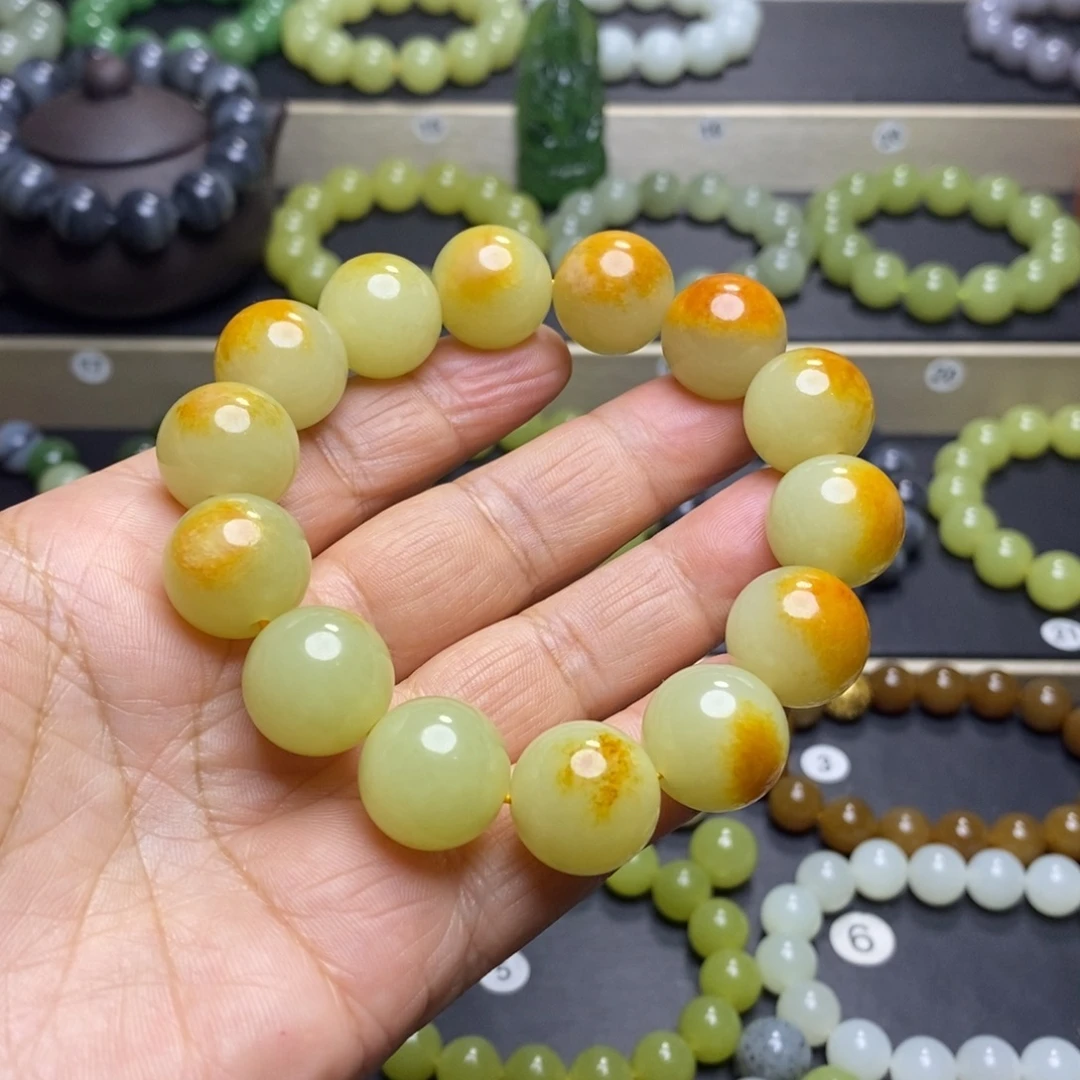 和田玉未镶嵌手串