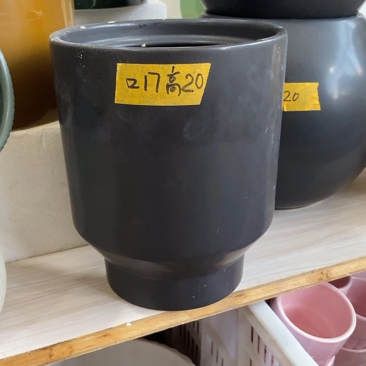 摆件陶盆有孔 微瑕介意勿拍