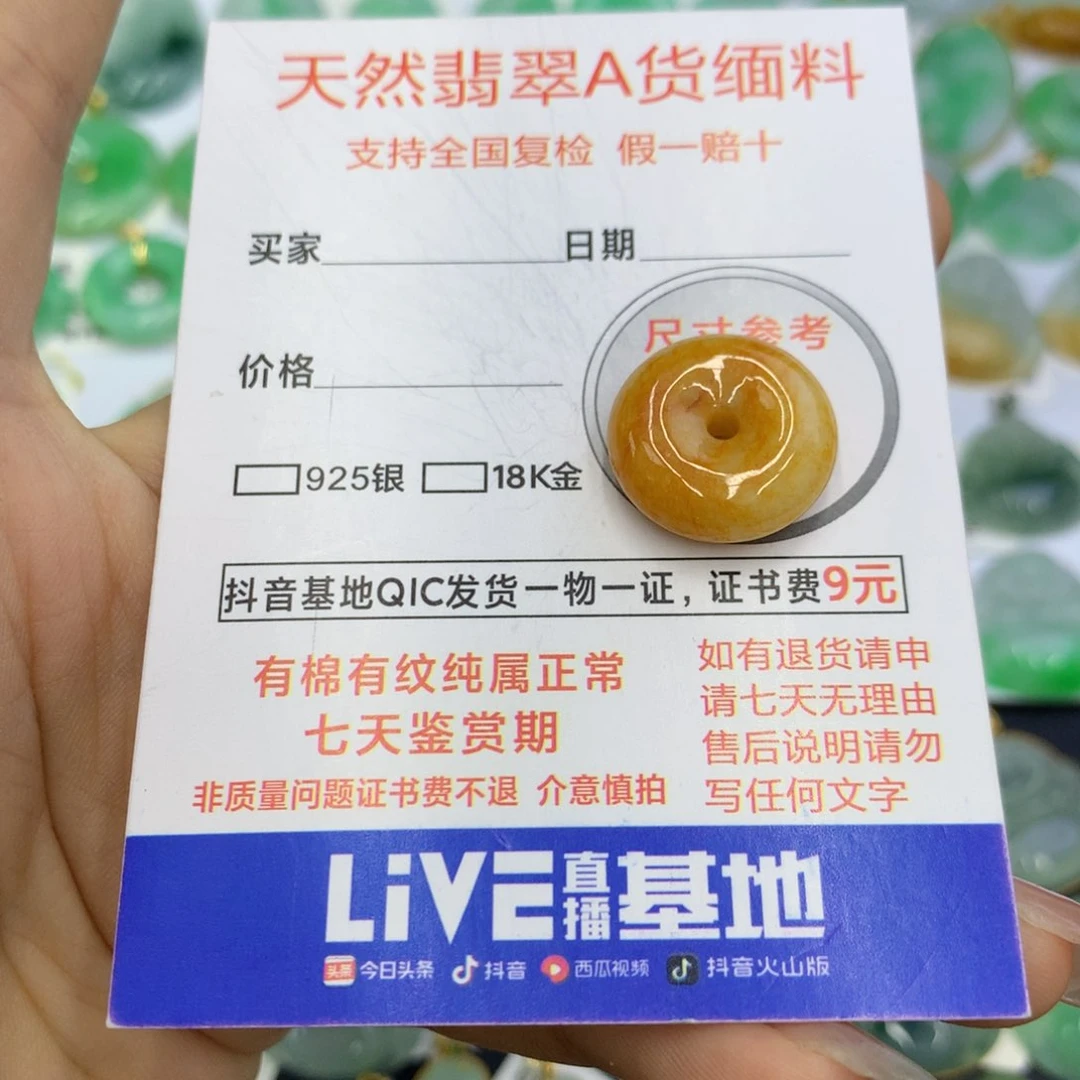 翡翠颈饰未镶嵌翡翠