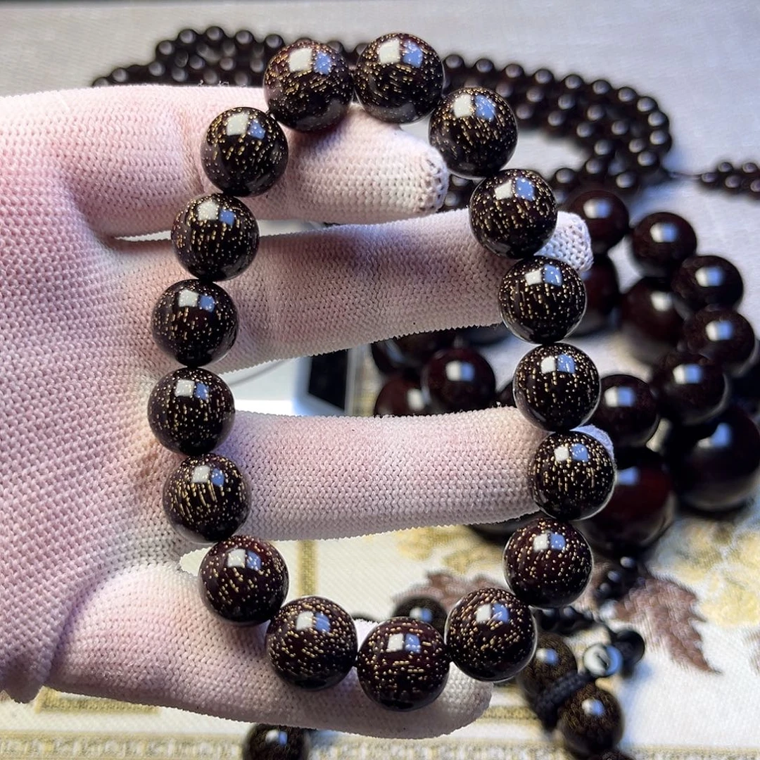 檀香紫檀（小叶紫檀）1.2 17颗爆星