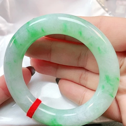 未镶嵌手镯翡翠圆条2768