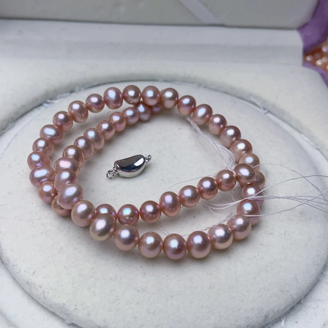 淡水珍珠颈饰未镶嵌春**叶