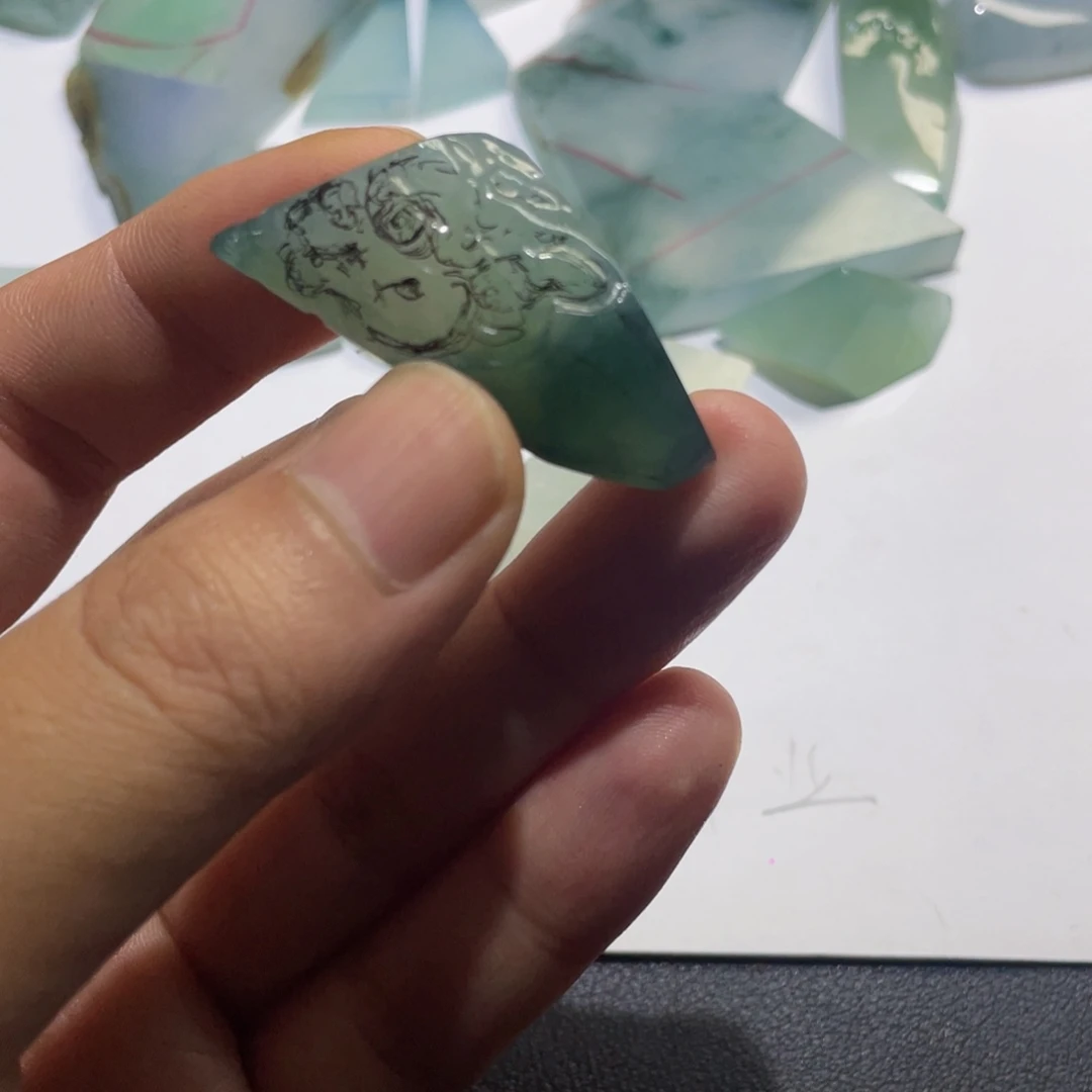 翡翠散珠翡翠首饰翡翠项链