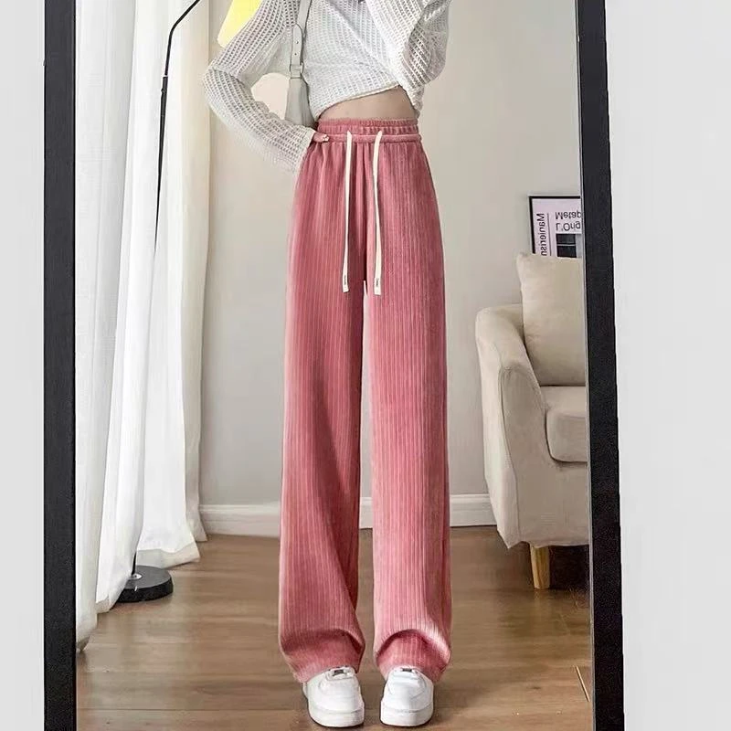 【静姐宠粉】品牌撤柜女士冬季加厚宽松显瘦阔腿裤QCA1