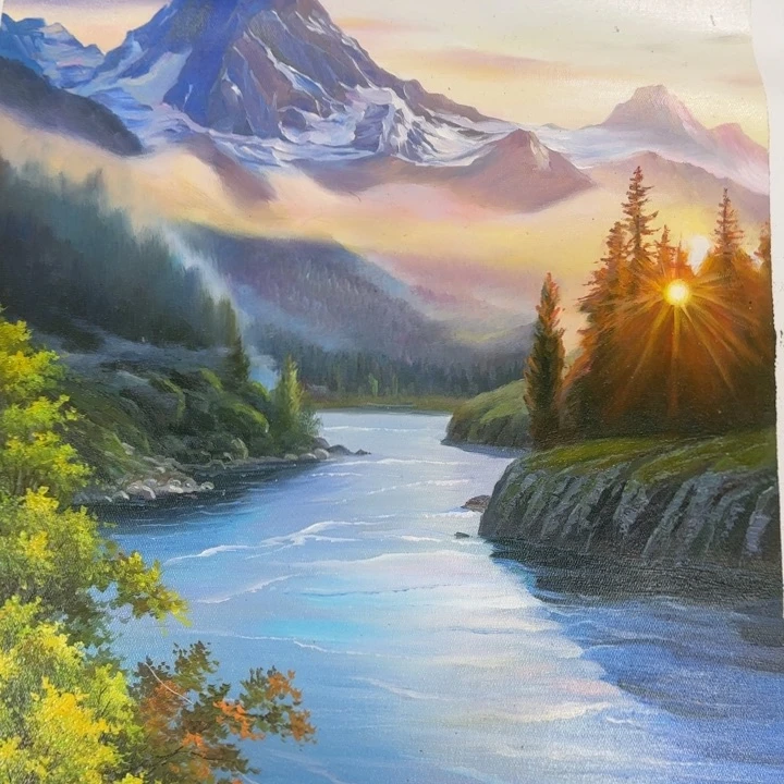 油画在一起的时候就是不知道