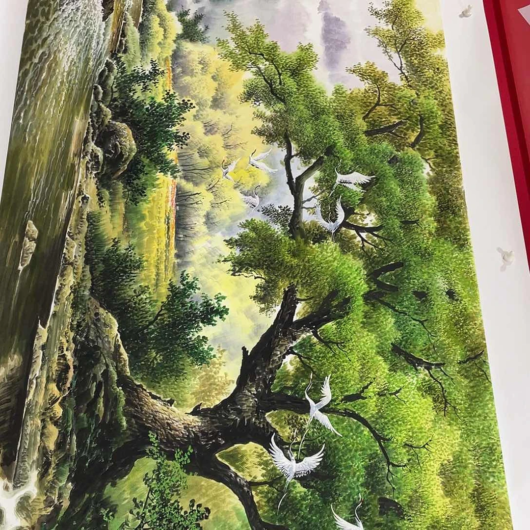 国画今天早上国画作品