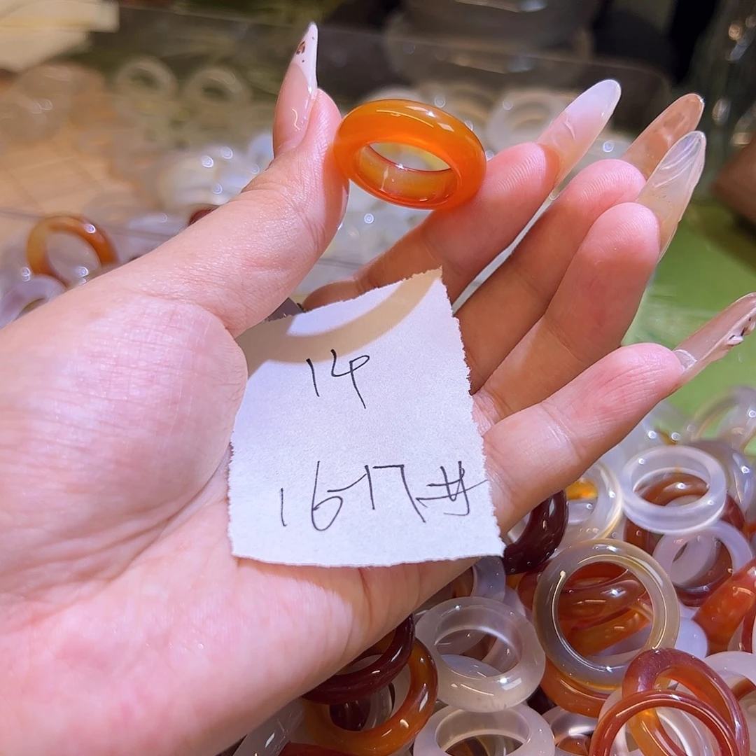 未镶嵌戒指玛瑙/玉髓