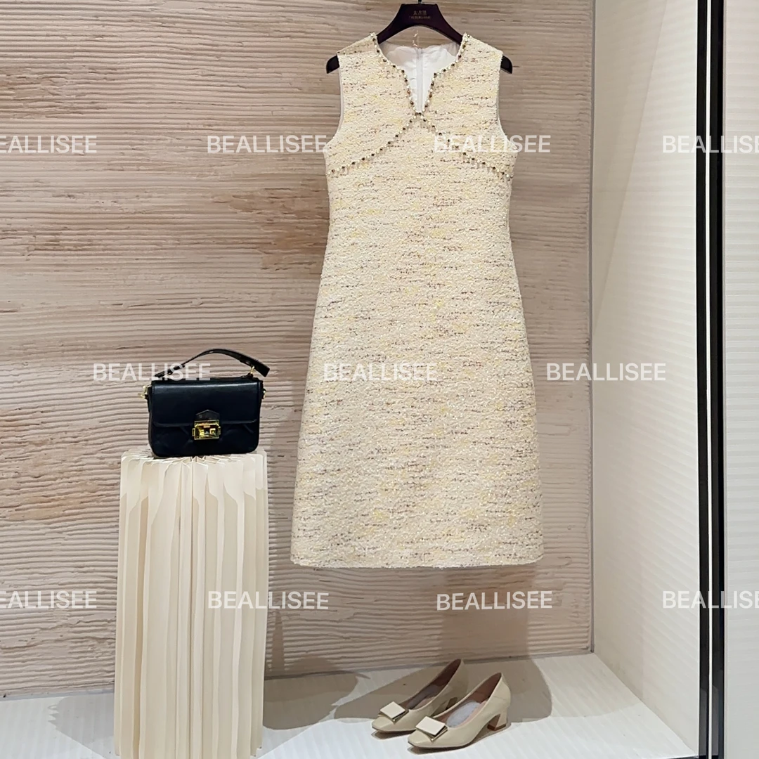 【宠粉价】秋冬新款无袖显瘦国风时尚宽松连衣裙W-A1760