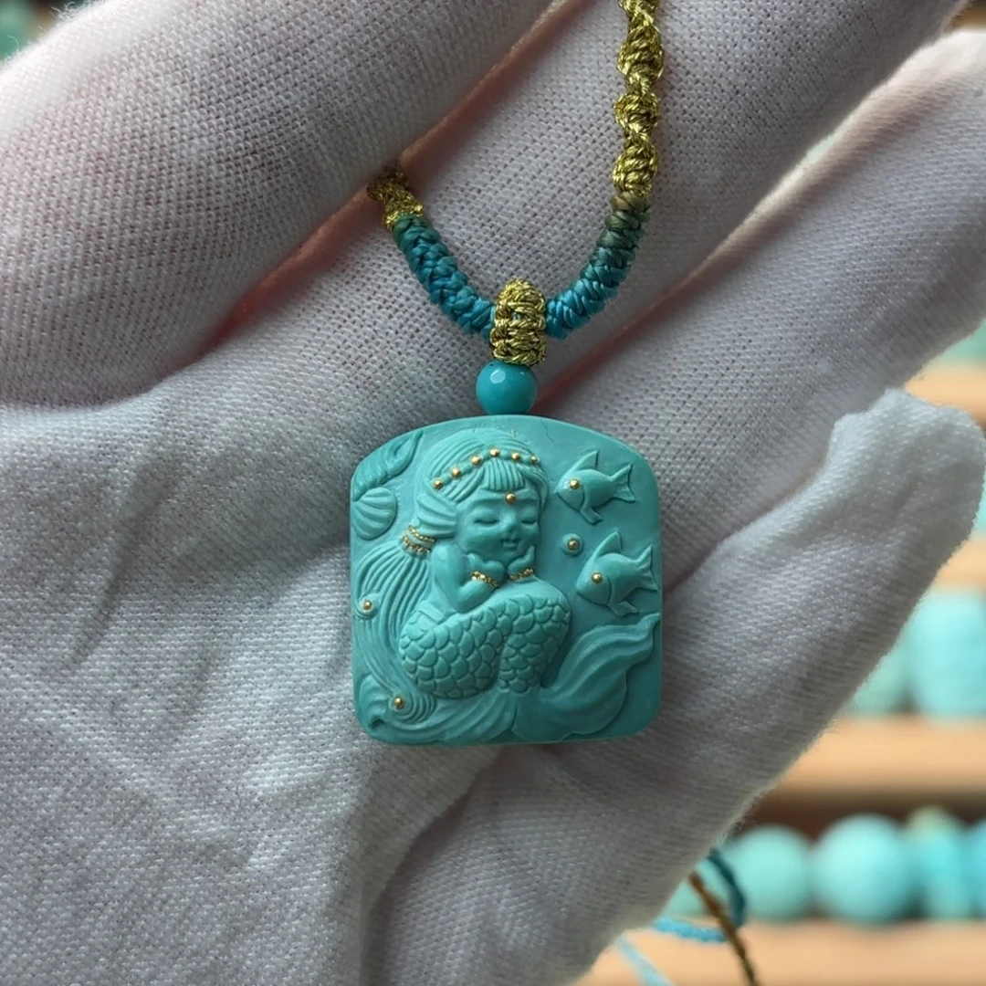 绿松石未镶嵌配饰