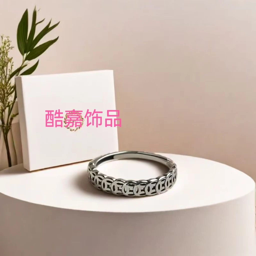 足银戒指 戒指复古招财聚财钱币个性设计ins简约小众开口转运指环