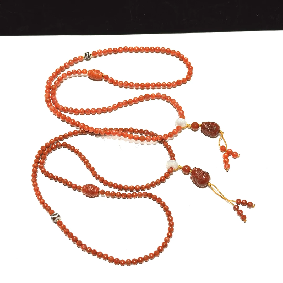 【CH】南红玛瑙DIY毛衣链-约5mm（多样性发其一）