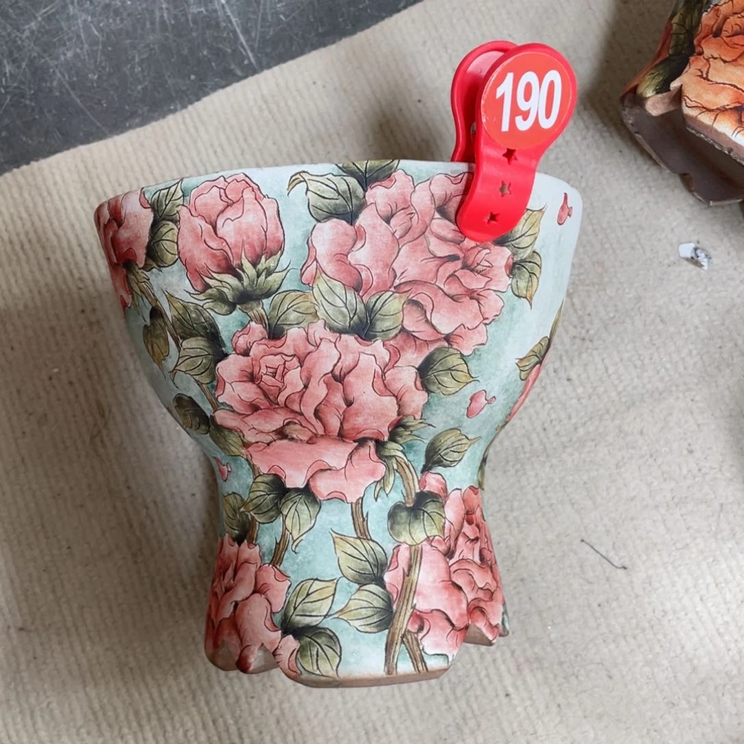 紫砂花盆可**贝陶瓷多肉花盆精品