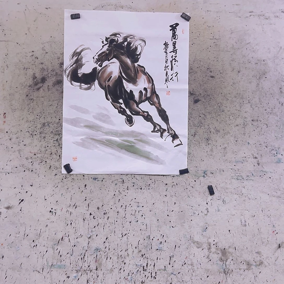 忠***哥国画三尺100x50cmcm