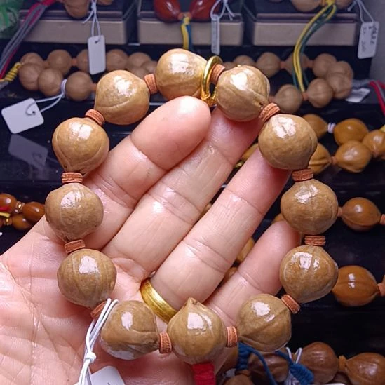 手串/手链橄榄核橄榄核手串三花铁核蒜头料1.8