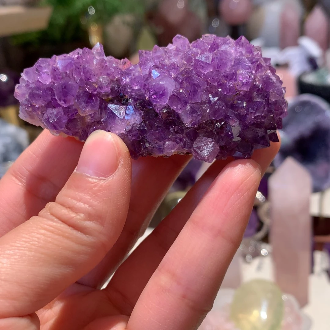 水晶白水晶未镶嵌紫水晶