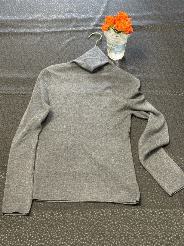 高领纯羊毛毛衣打底百搭款