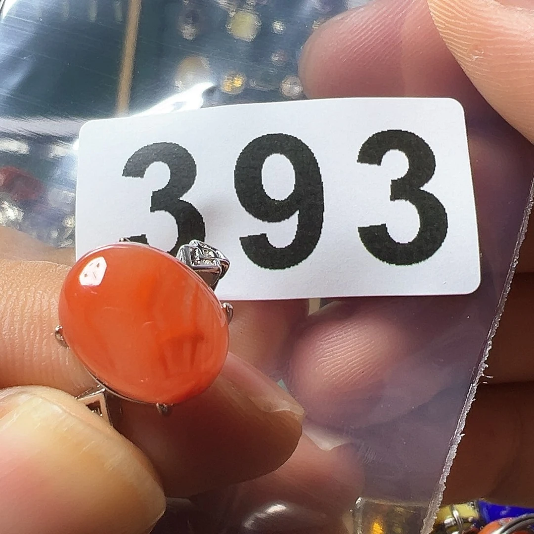 南红玛瑙戒指未镶嵌