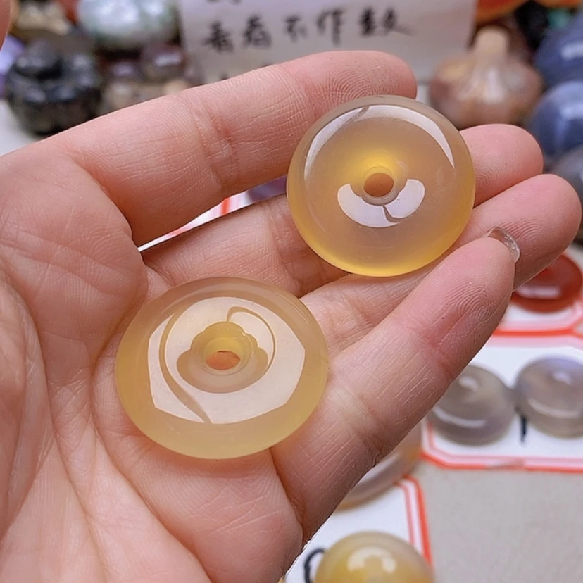 【闪购商品】未镶嵌玛瑙/玉髓珠宝半成品心****锅