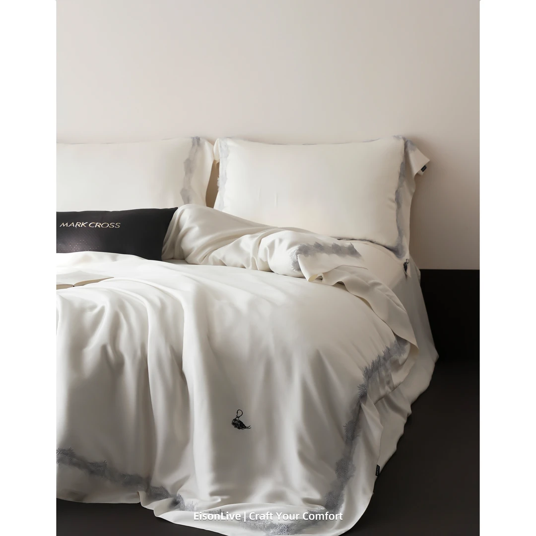 佛罗春晓 冰伯克系列80支超细旦天丝100%奥地利兰精天丝四件套