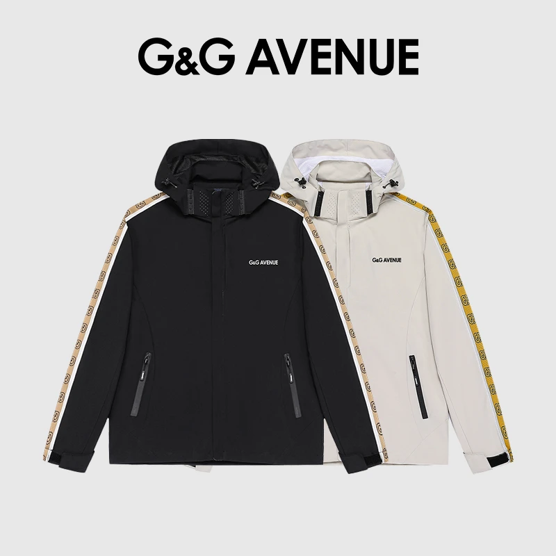 法国G&G AVENUE轻奢潮牌时尚保暖户外连帽夹克男女同款GJ22310121