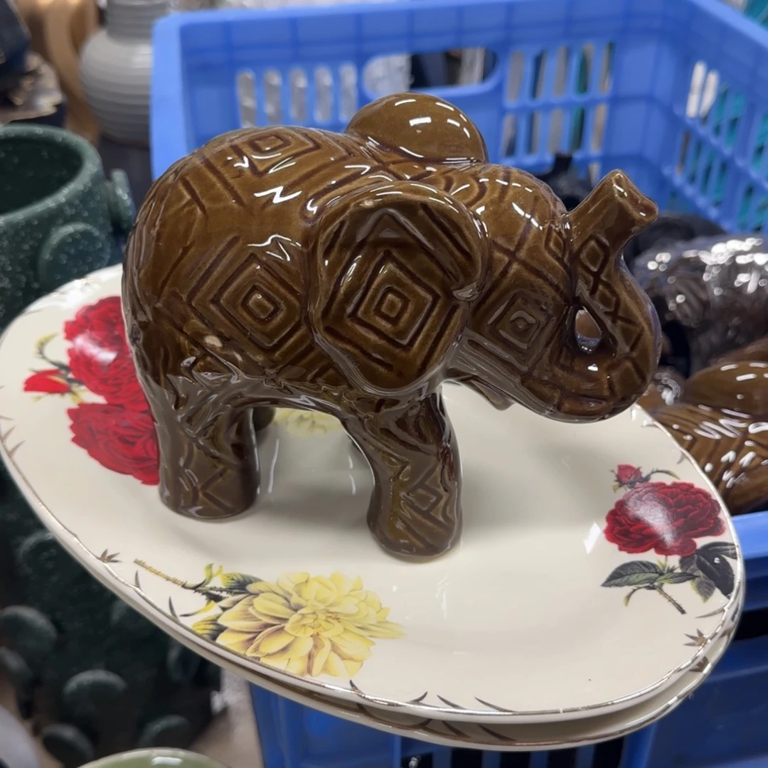 瓷片陶瓷工艺花瓶摆件