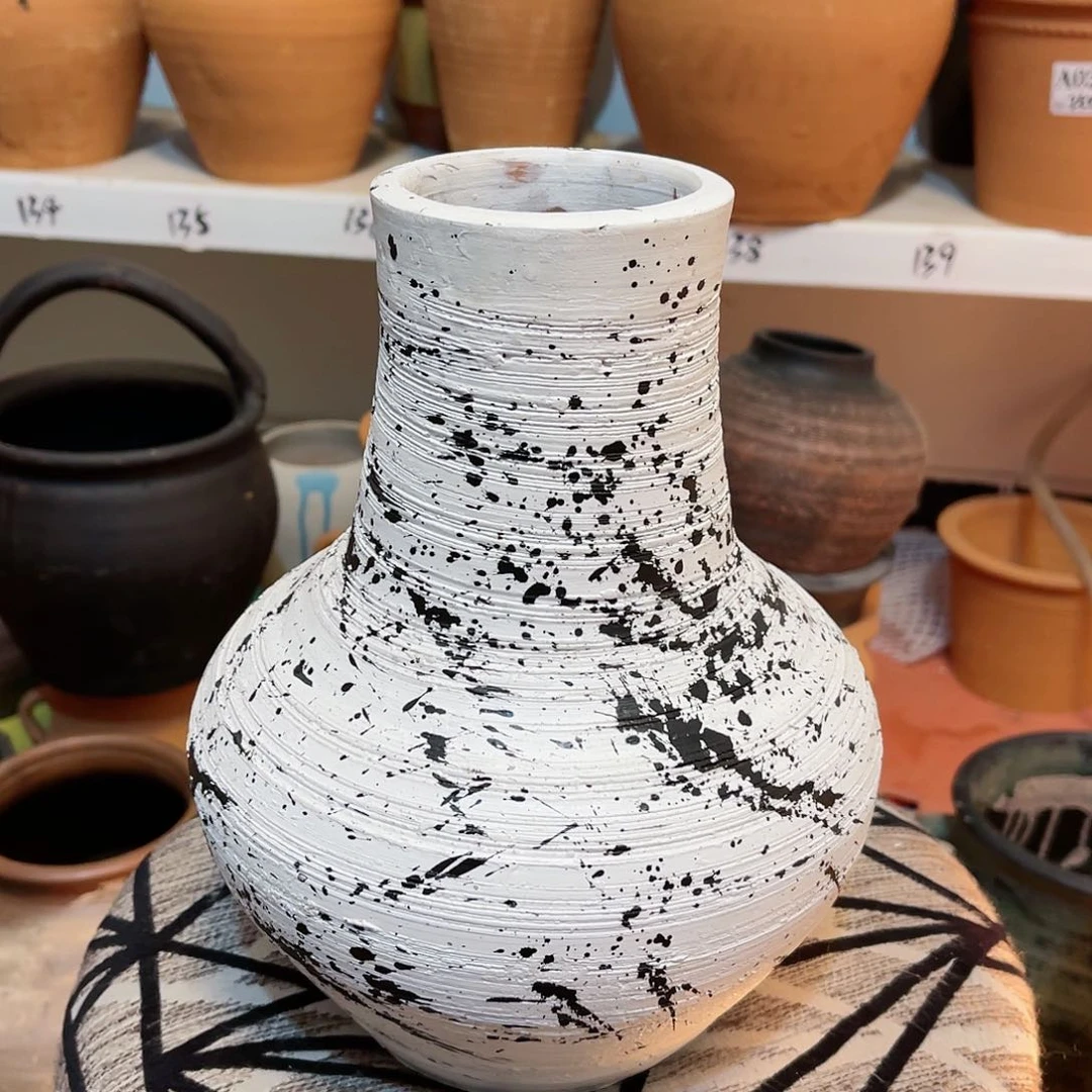 红陶无孔无孔口径8高度24