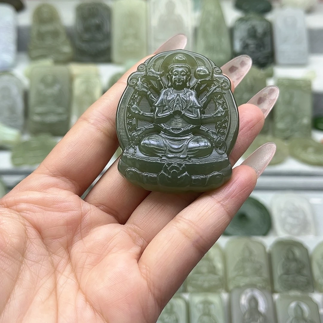 和田玉颈饰未镶嵌一**顺