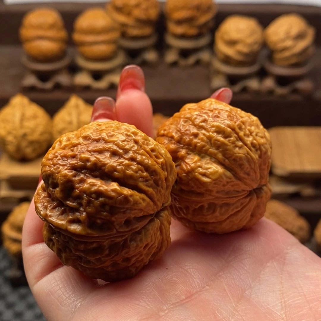 把件文玩核桃40七彩一代玉蟾