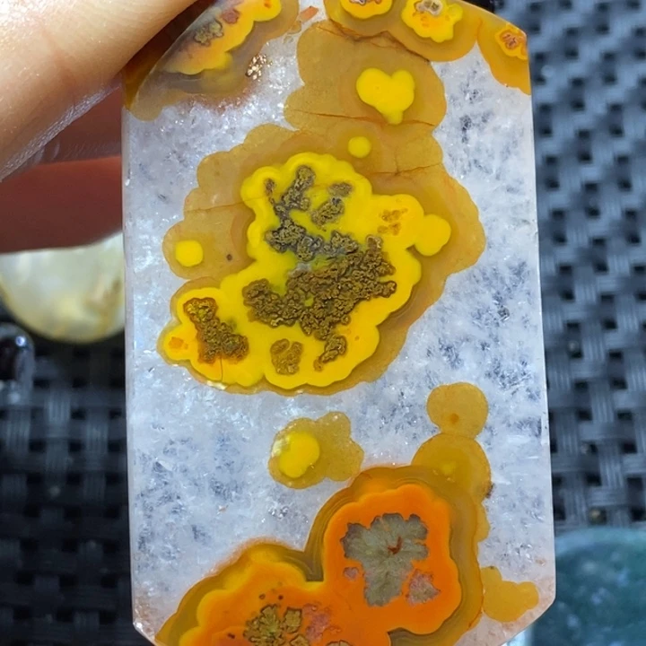 未镶嵌颈饰玛瑙/玉髓花**天