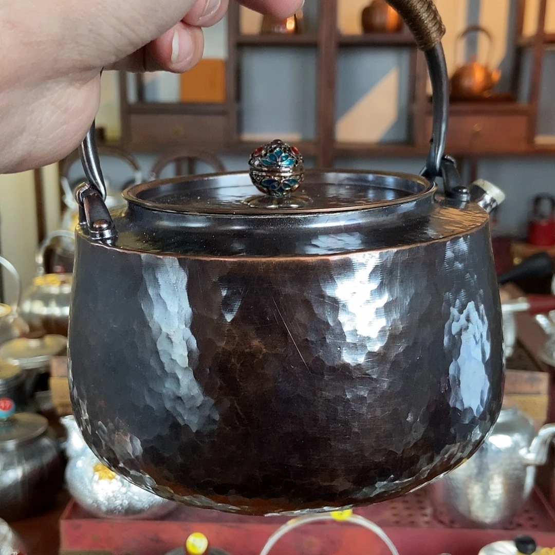 木***山纯手工制作一铜壶制作