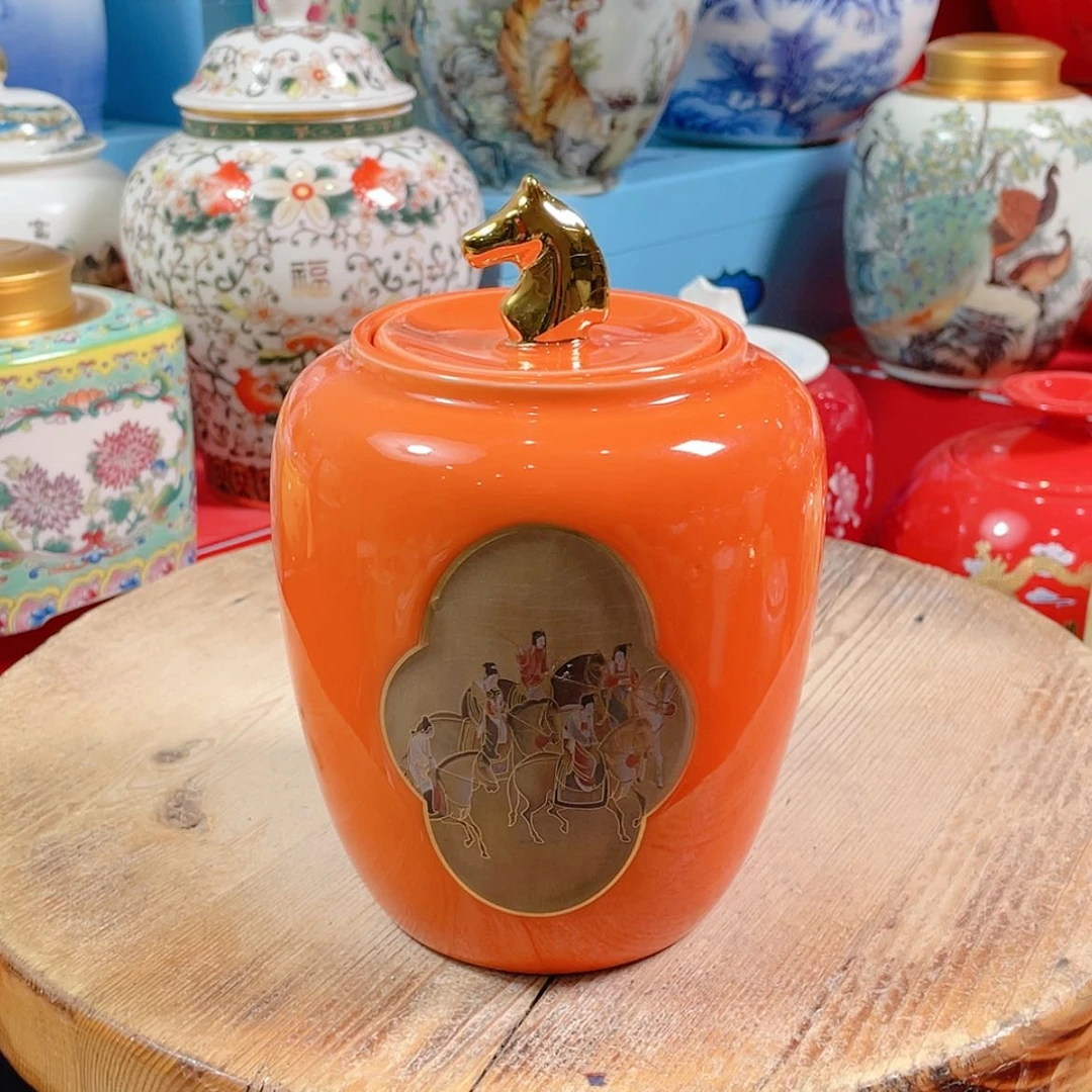 【闪购商品】罐陶瓷茶叶罐密封罐
