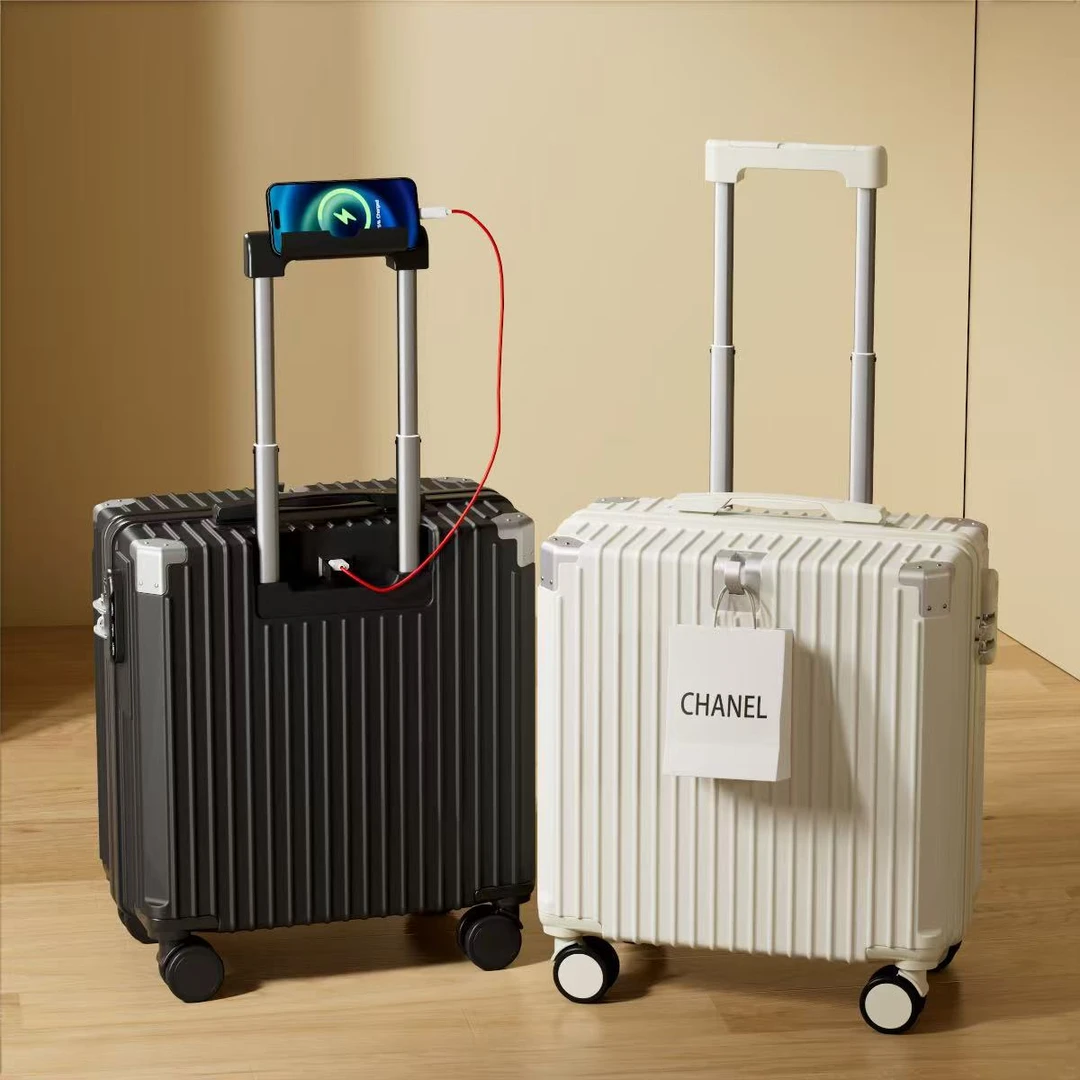 梦同风18寸登机行李箱旅行箱轻便小型20寸拉杆箱密码锁轻音万向轮