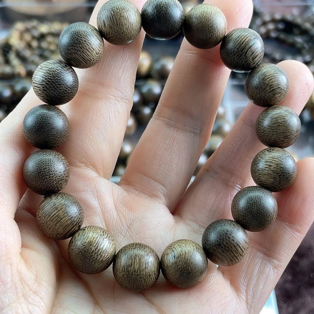 沉香手串时**生越南芽庄白棋