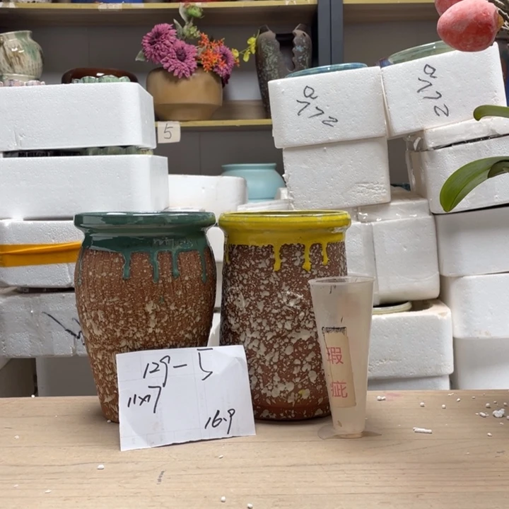 粗陶多肉花盆微瑕5