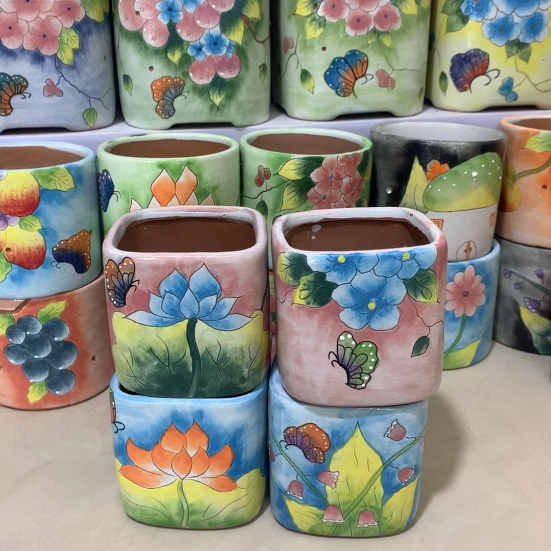 正品福利红陶花盆