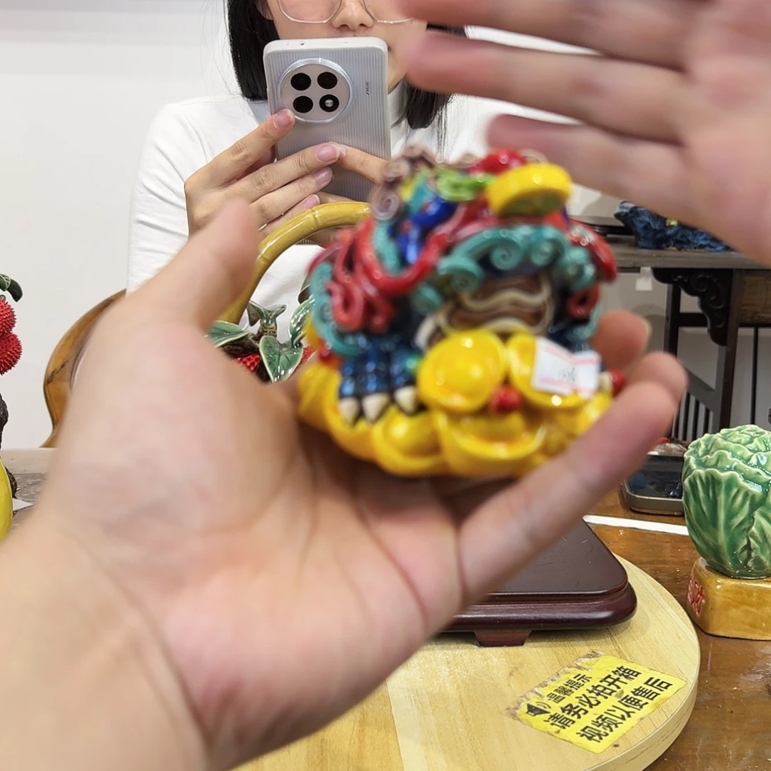 陶瓷金蟾摆件陶瓷
