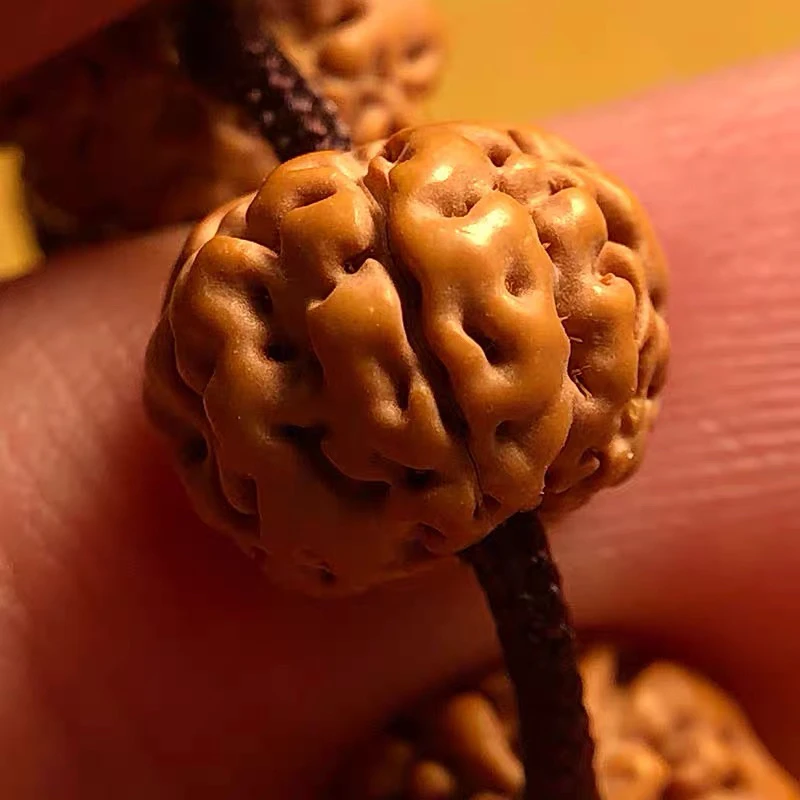 双龙梅花小金刚108颗手串矮桩爆肉双龙纹梅花五瓣文玩