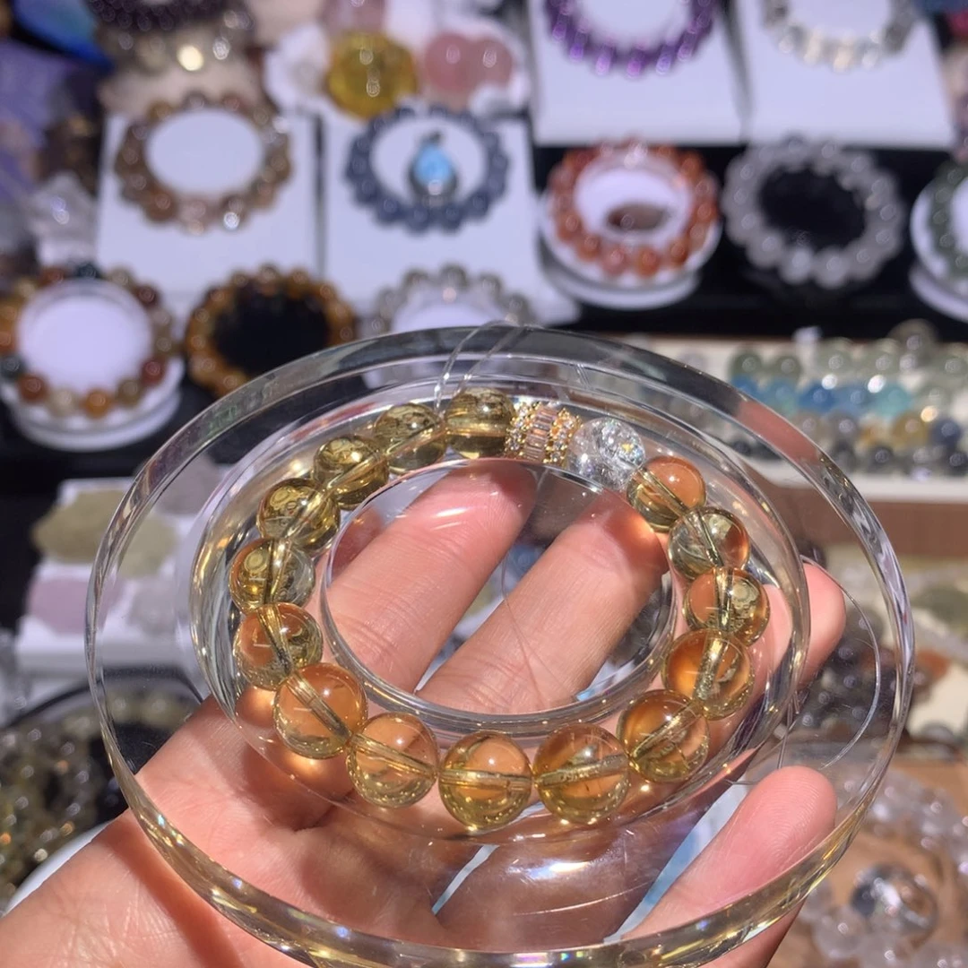 水晶手串未镶嵌子*?黄水晶10➕