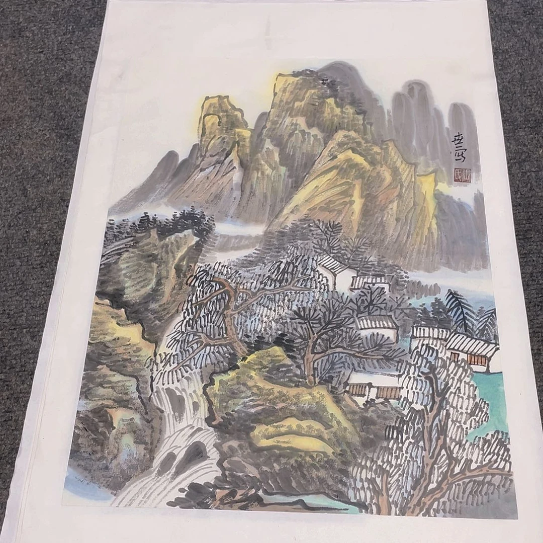 国画1.4平尺纯手绘国画作品