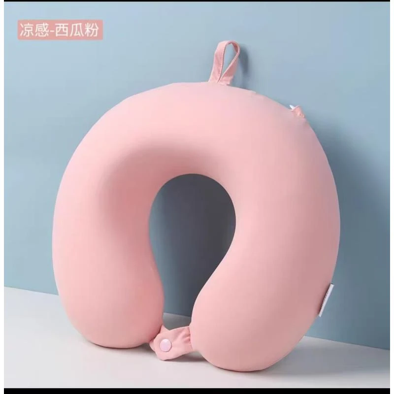 旅行成人学生午睡颈椎枕颈枕纯色靠枕U型枕可拆护颈