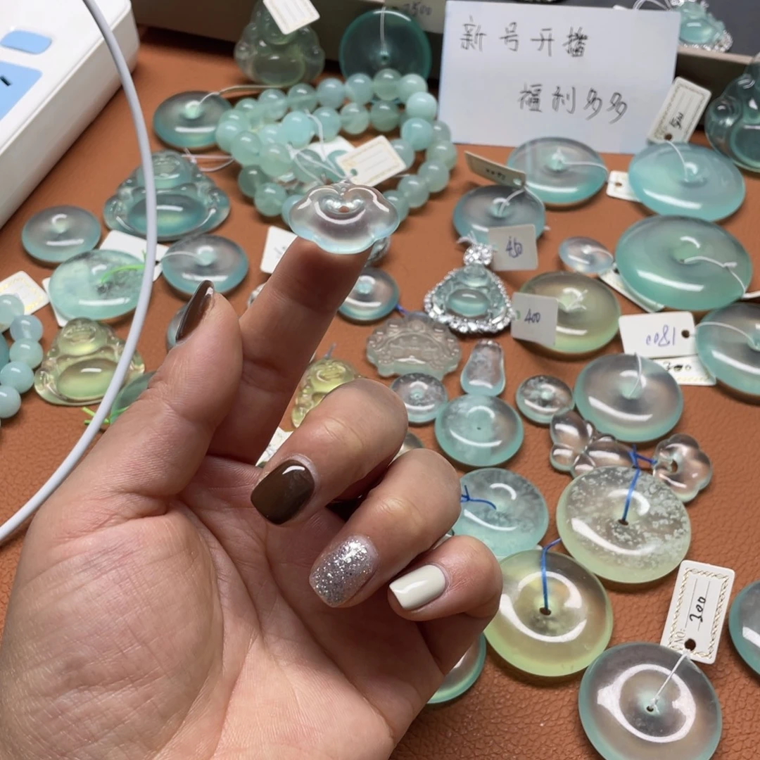 蛇纹石玉未镶嵌手链