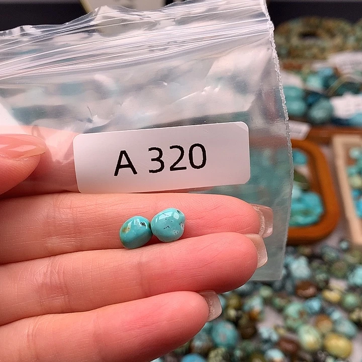 绿松石未镶嵌扣子扣子