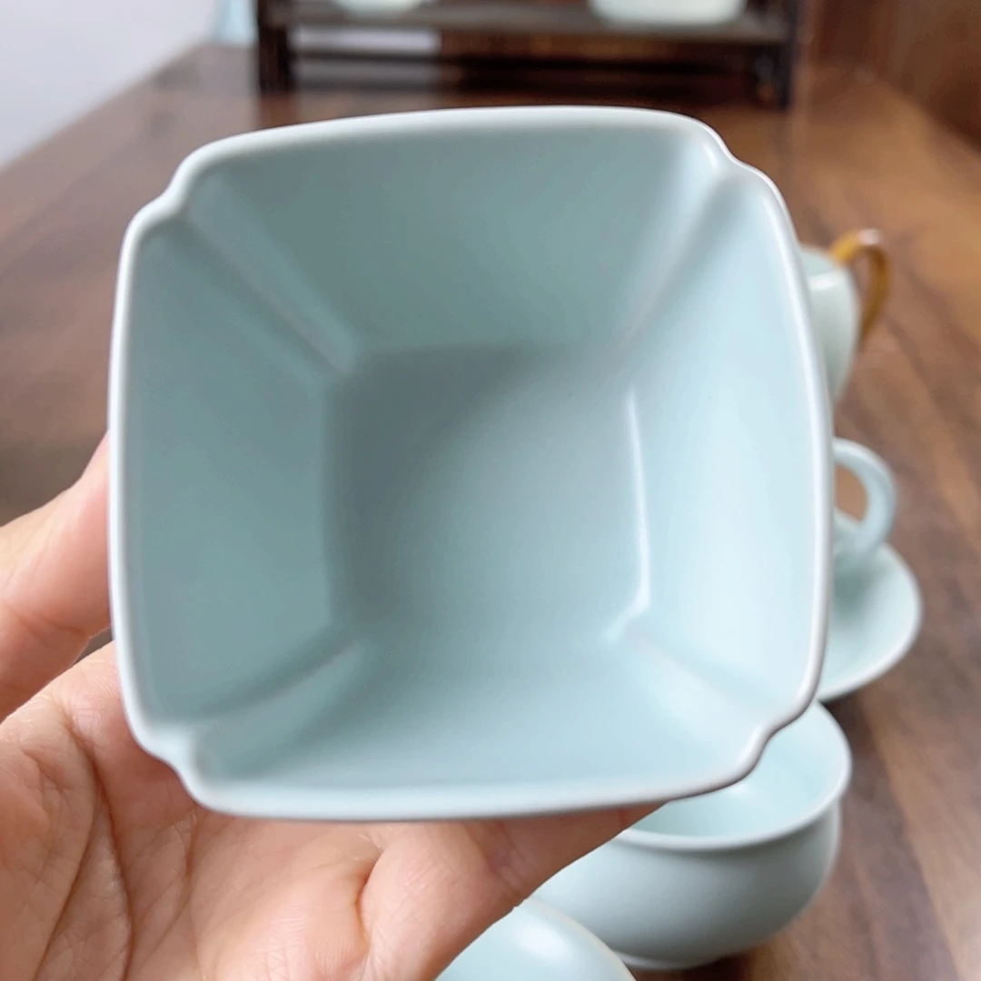 杯子新品福利130毫升复古四方杯