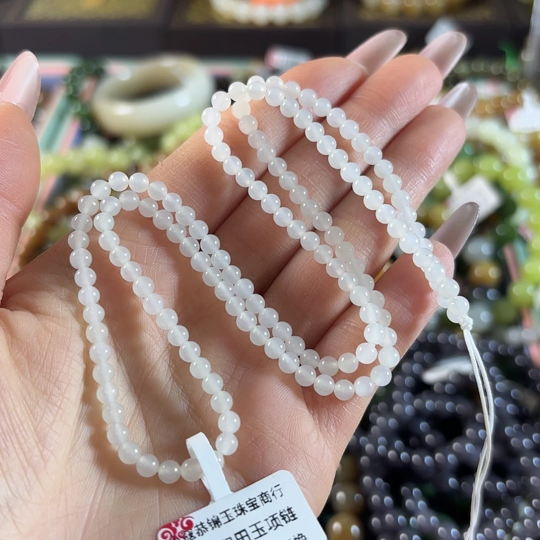 和田玉未镶嵌手链78