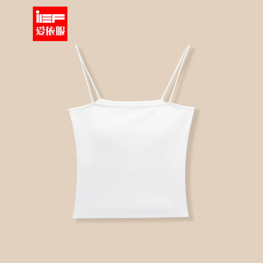 IEF/爱依服夏季新款纯欲风洋气修身显瘦短款露背性感裹胸吊带