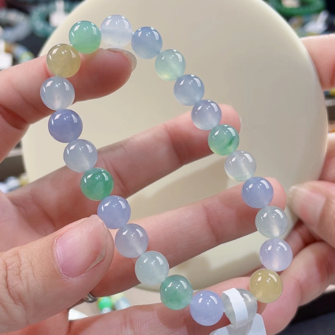 未镶嵌手链翡翠卡8冰多宝，巨仙