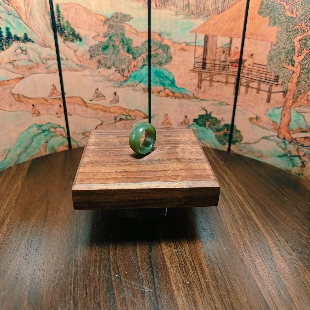 F和田玉戒圈（卡18）0242