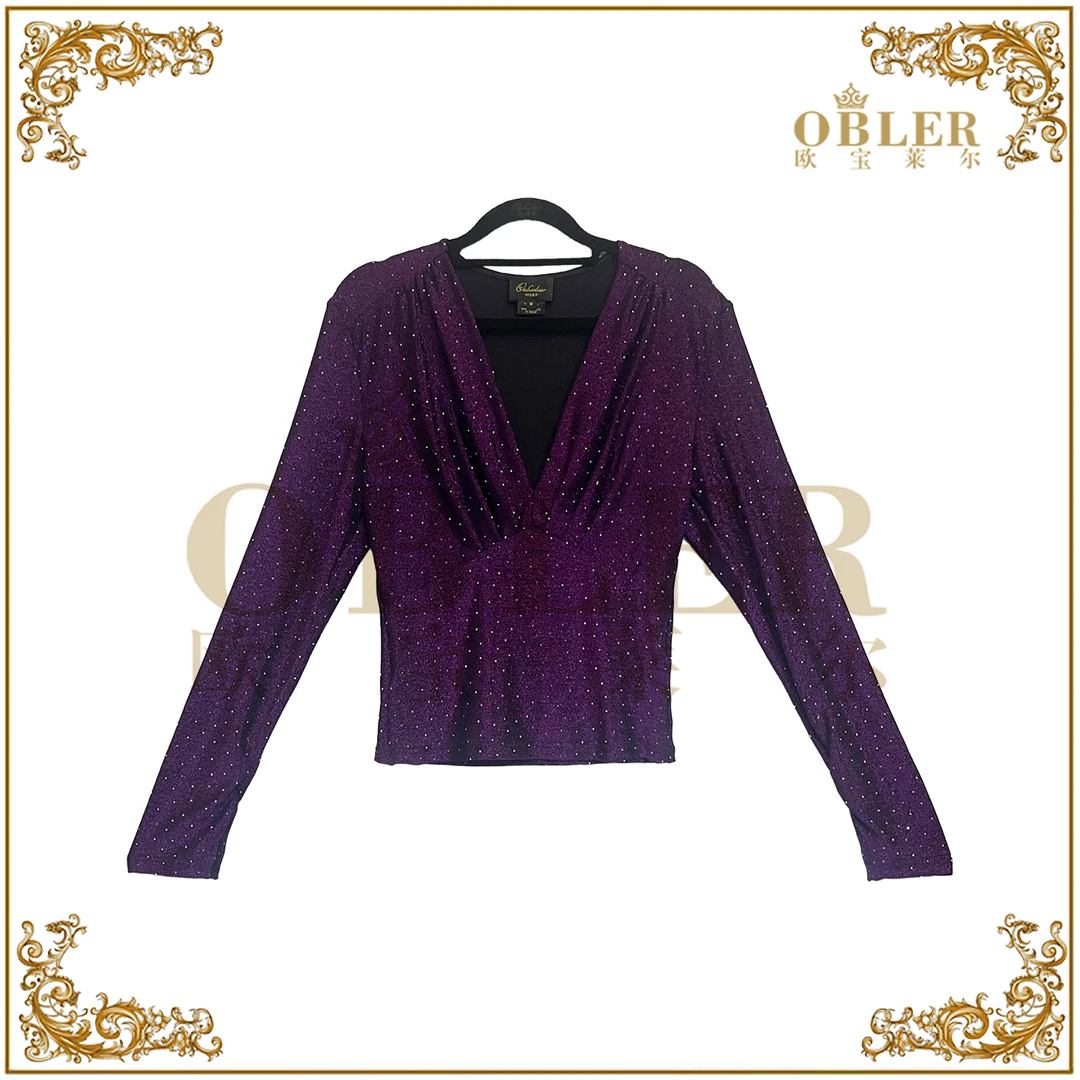 OBLE2025新款气质女装上衣时尚打底衫305-A-25673