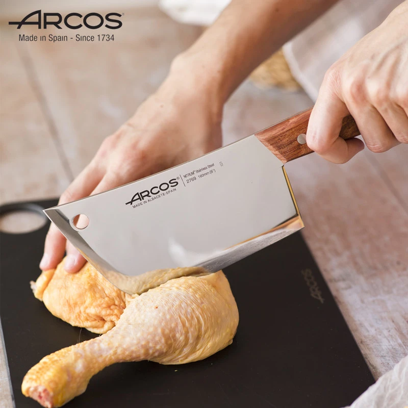 ARCOS西班牙原装进口斩骨刀剁骨刀砍骨头切片刀专用刀家用木柄
